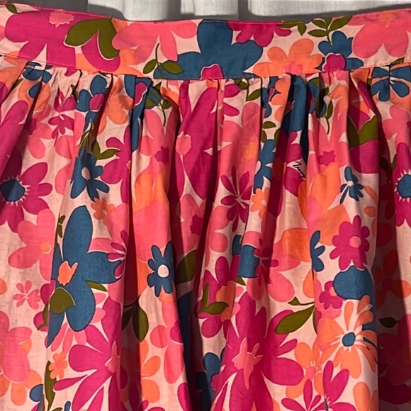 Tracy Feith crazy daisy mini skirt-exposed zipper back-NWT - Picture 2 of 13